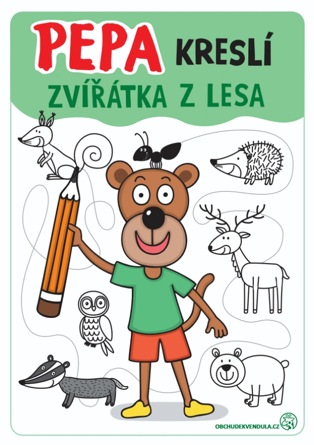 Pepa kreslí zvířátka z lesa - elektronická verze PDF