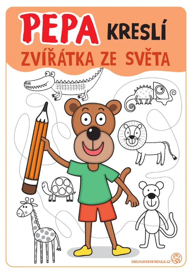 Pepa kreslí zvířátka ze světa - elektronická verze PDF