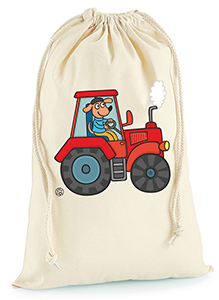 Sáček na přezůvky - traktůrek