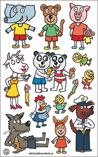 Samolepky malé - Pepa popleta