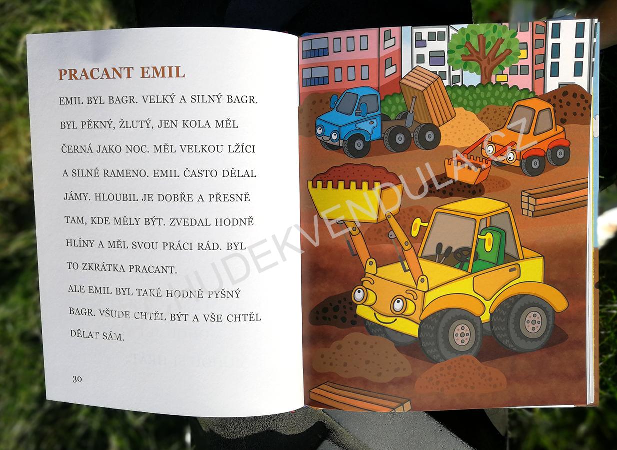 Knížka - Auta, vlaky, bagry taky