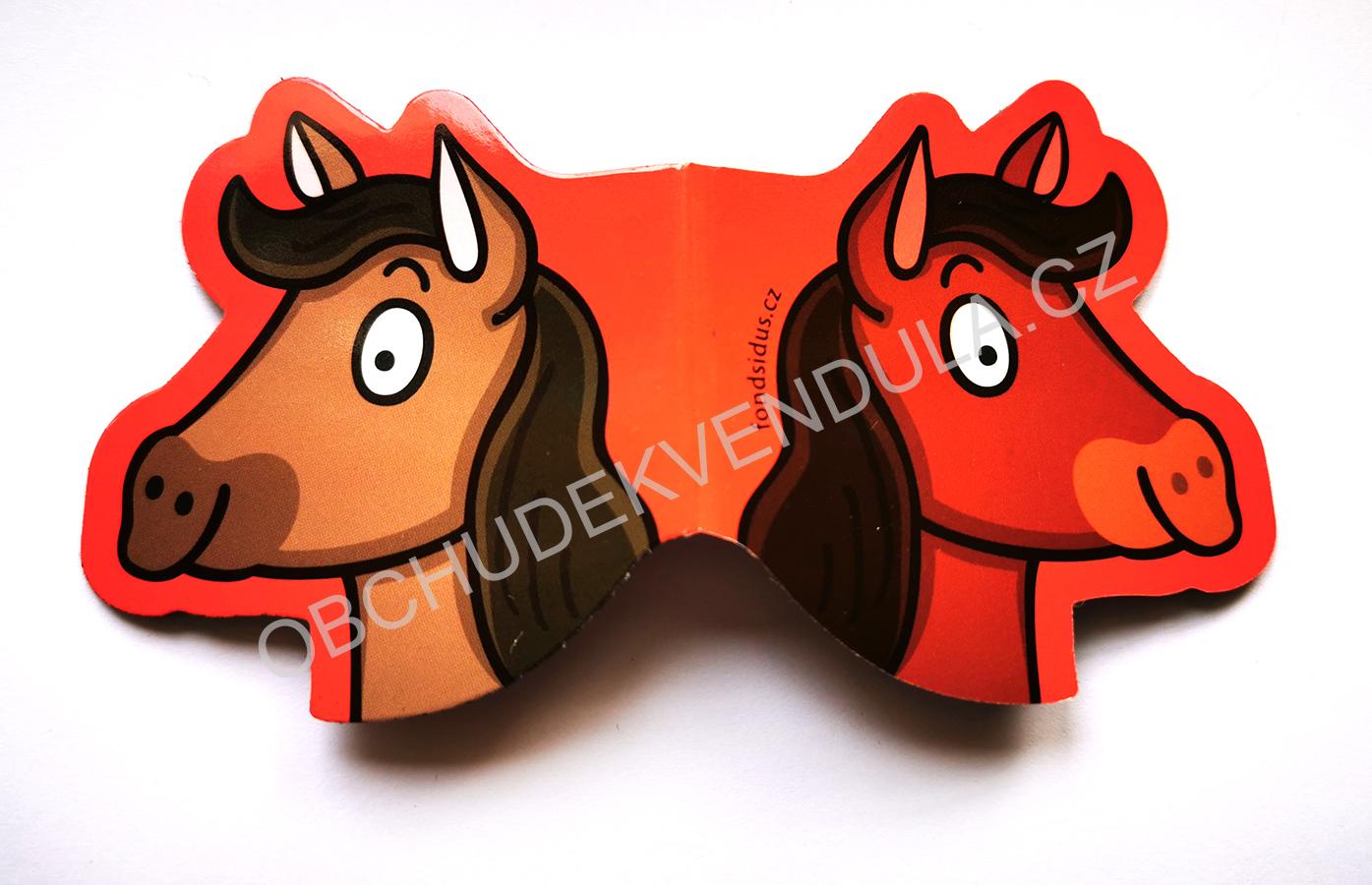 Magnetická záložka - koník