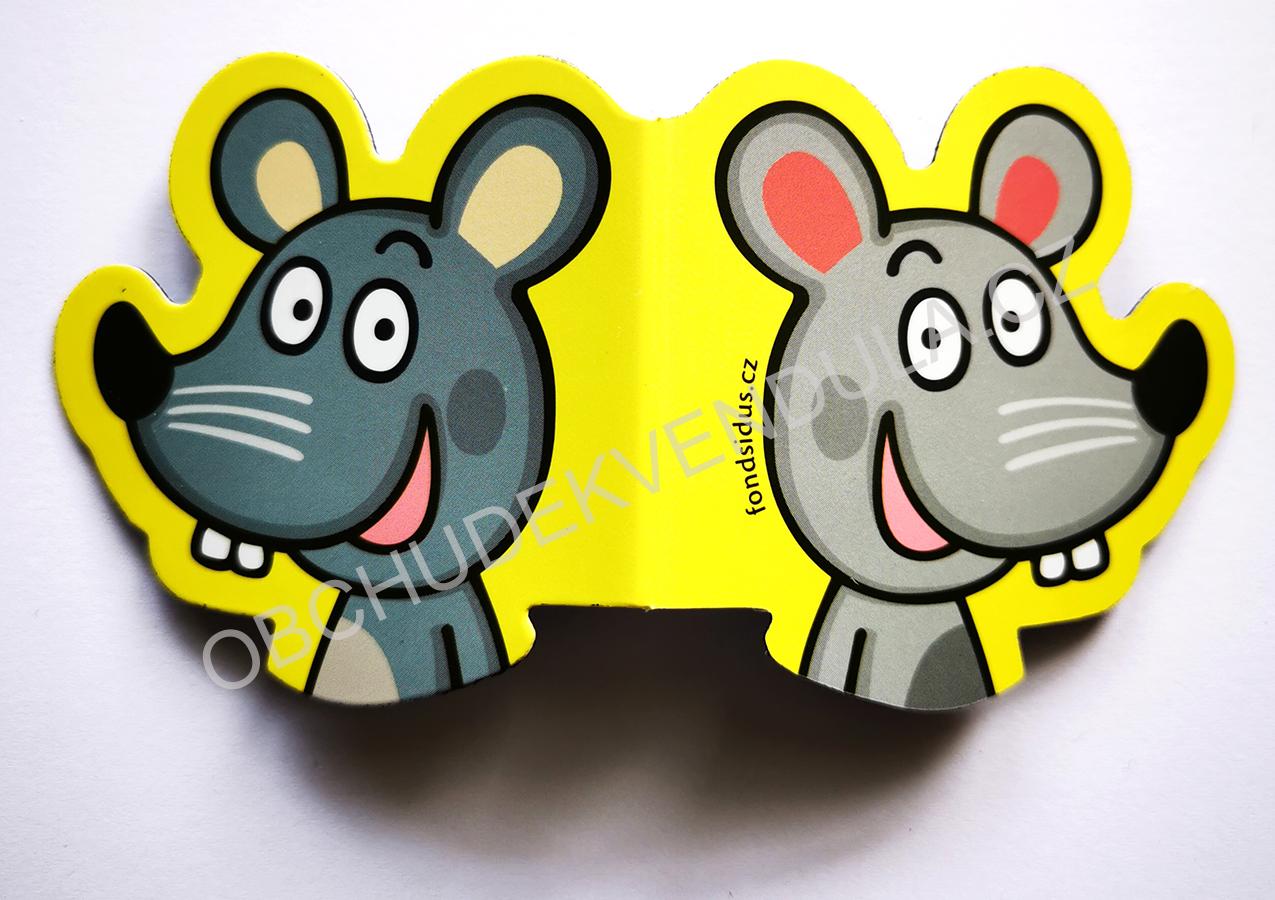 Magnetická záložka - myška