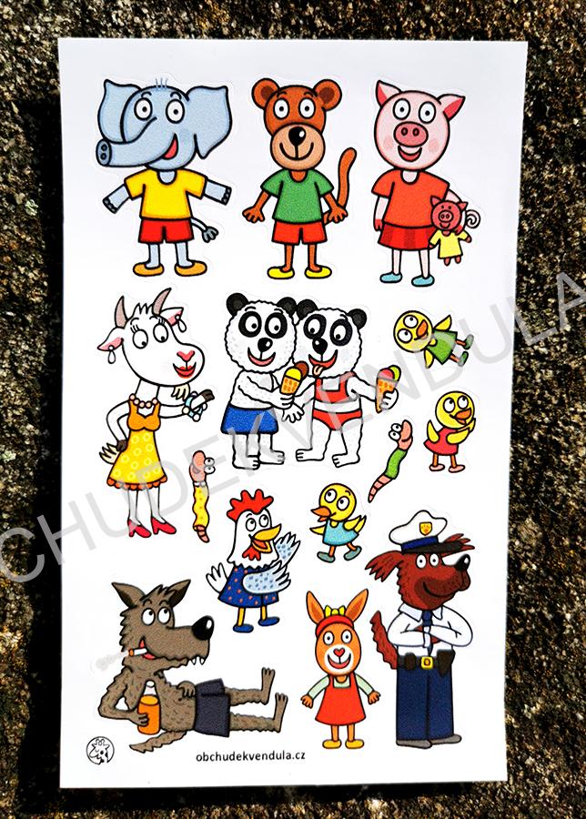 Samolepky malé - Pepa popleta