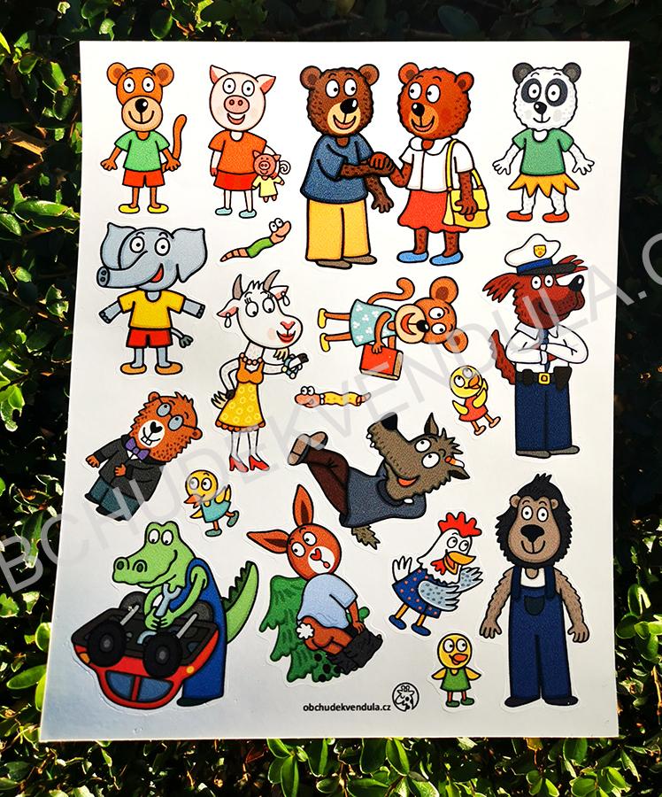 Samolepky střední - Pepa popleta