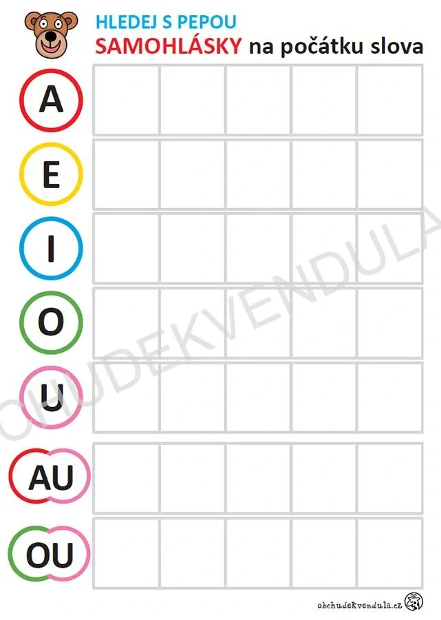Samohlásky s Pepou - elektronická verze PDF