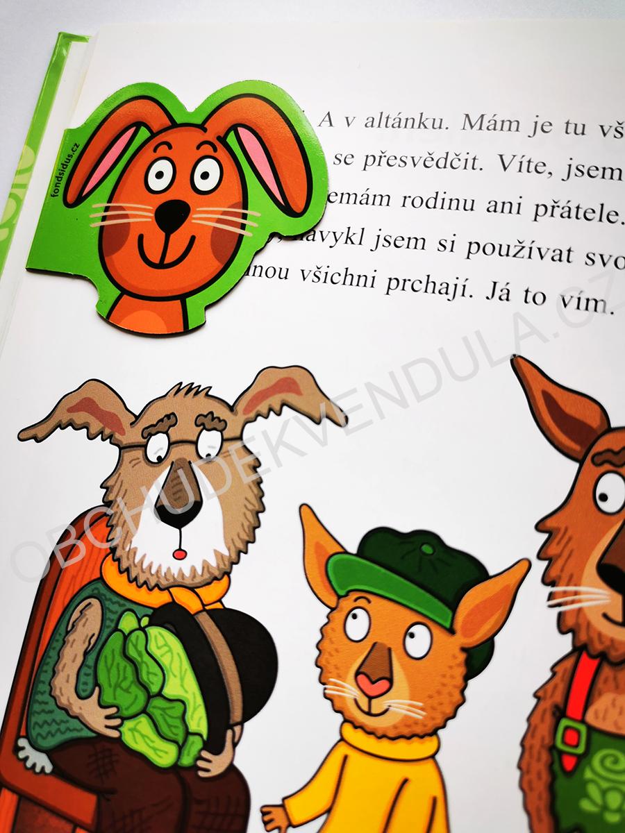 Magnetická záložka - zajíček