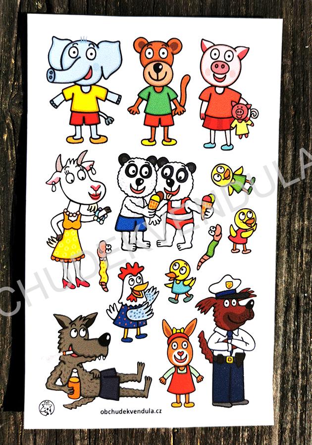 Samolepky malé - Pepa popleta