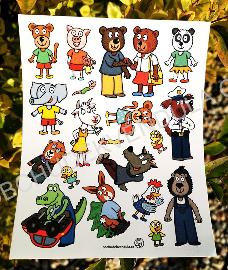 Samolepky střední - Pepa popleta