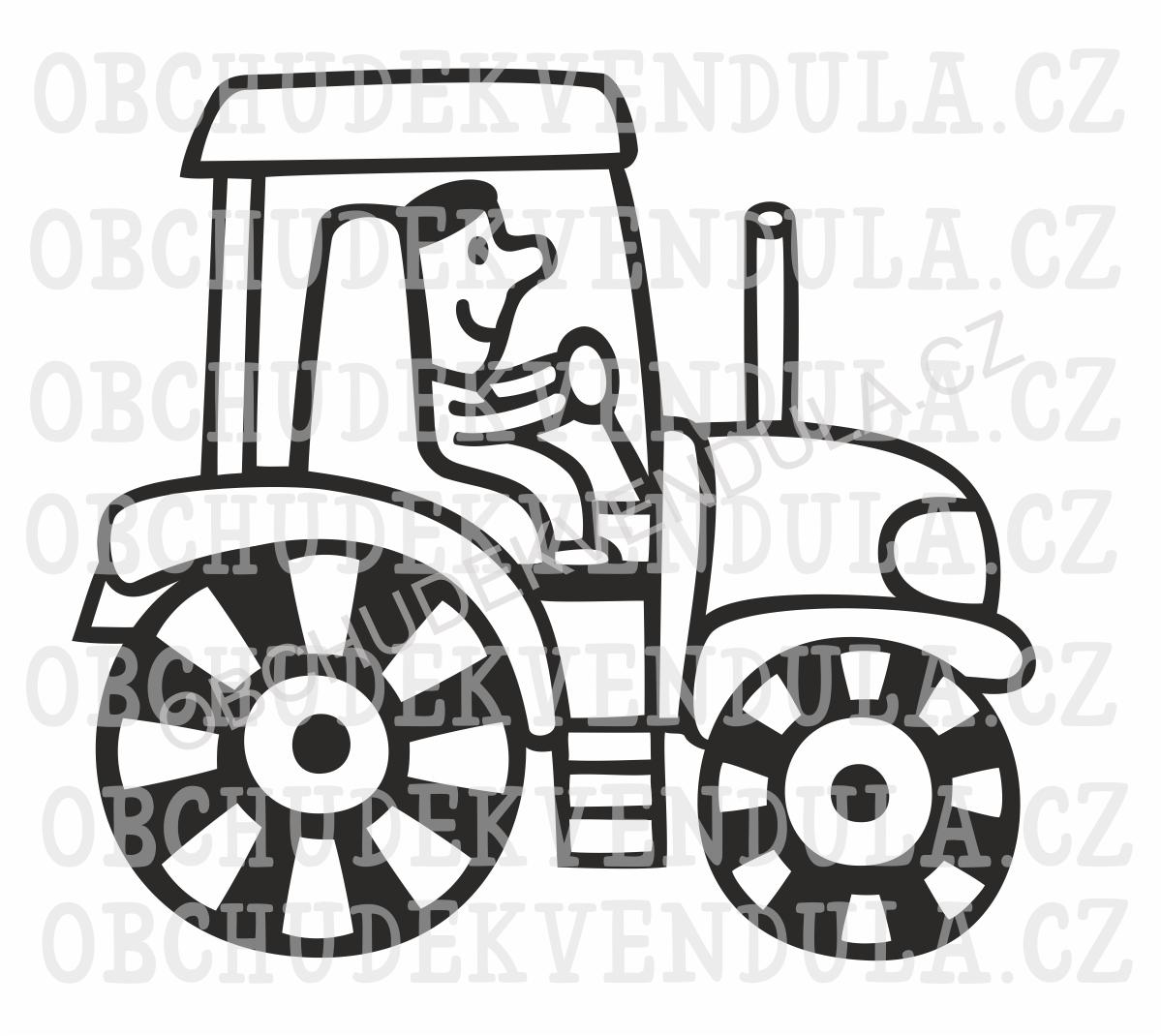 Vykrajovátko - Traktor