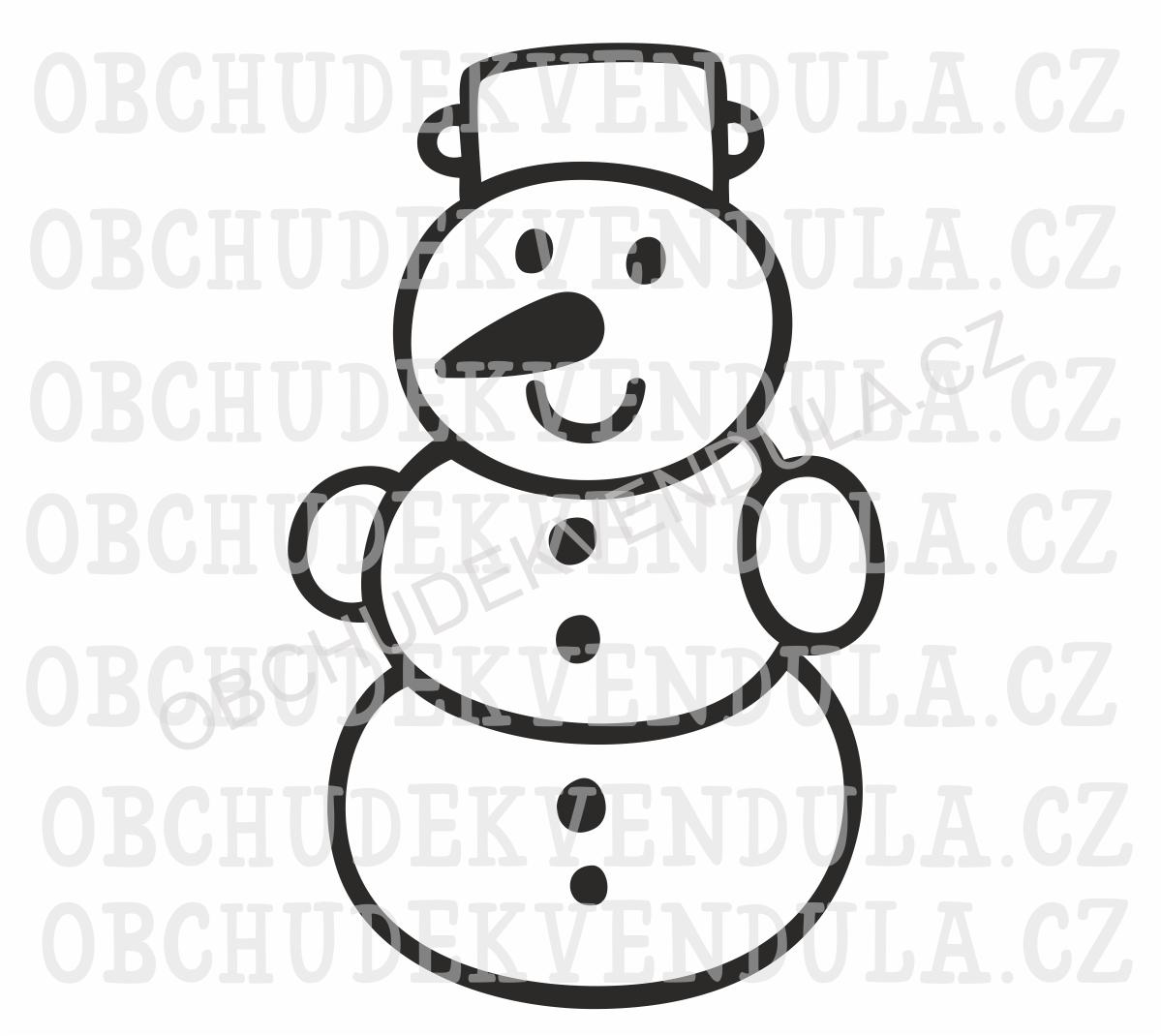 Vykrajovátko - Sněhulák