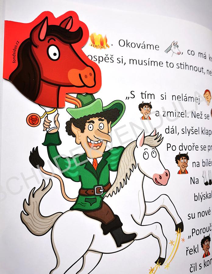 Magnetická záložka - koník