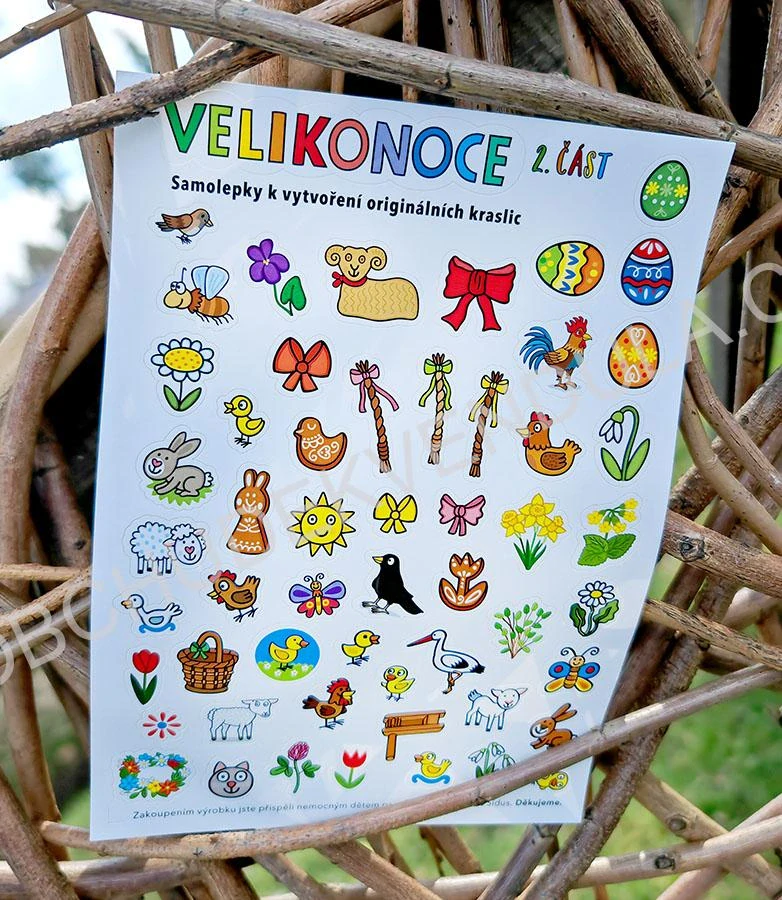Samolepky Velikonoce