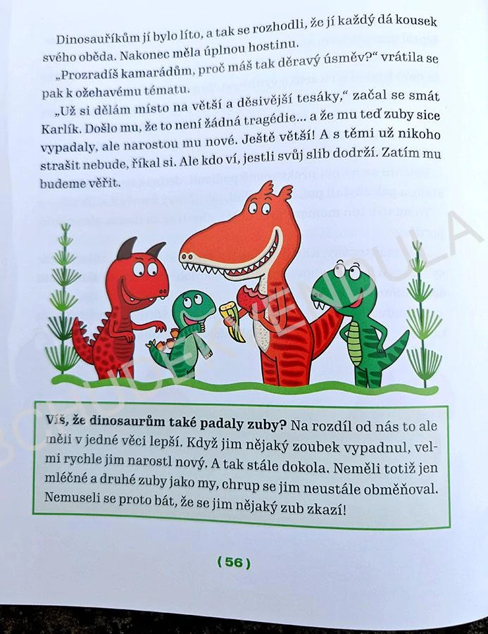 Knížka - Dinosauři z 1.B