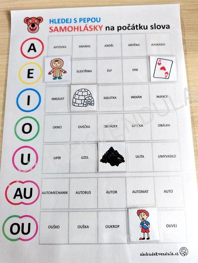 Samohlásky s Pepou - elektronická verze PDF